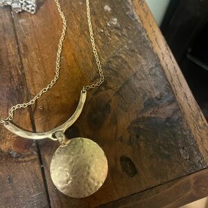 Vintage Gold tone Pendant Necklace
